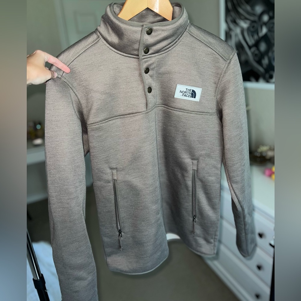 The North Face Sherpa-lined Quarter Snap Coat
